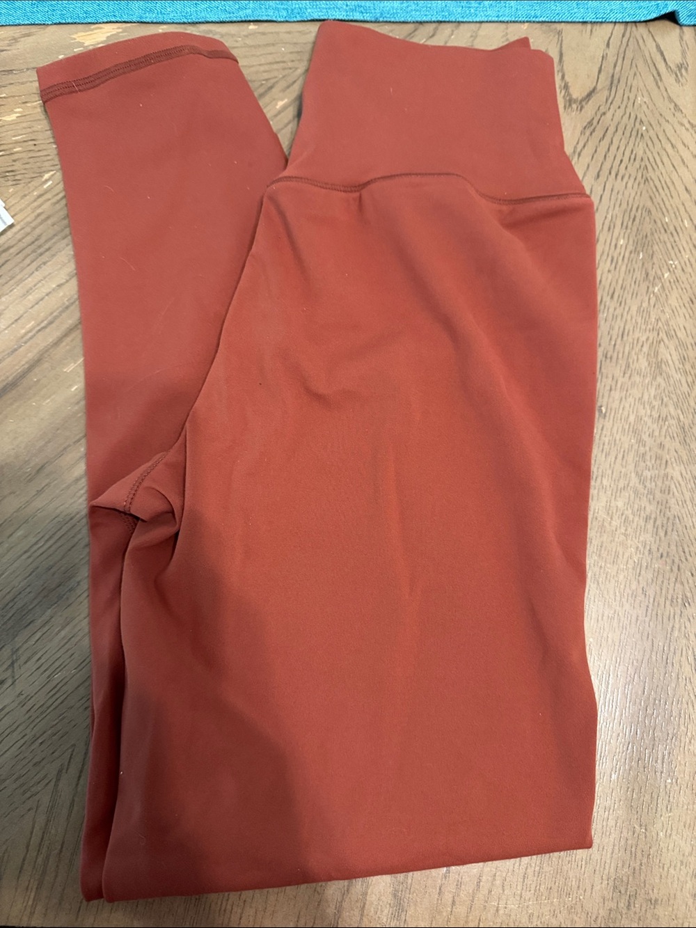 P'tula Rust Red High-Waist Leggings